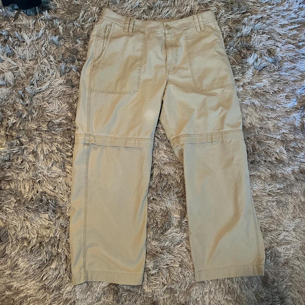 Tan and cream eddie bauer